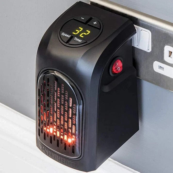 Compact Room Heater 400W - Ultra-Silent & Energy-Efficient Winter Warmth